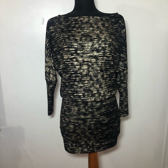 Veronica M Boat Neck Dress Size XS Gold - Picture 7 of 10